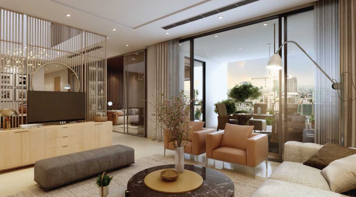 Living Area overlooking Deck