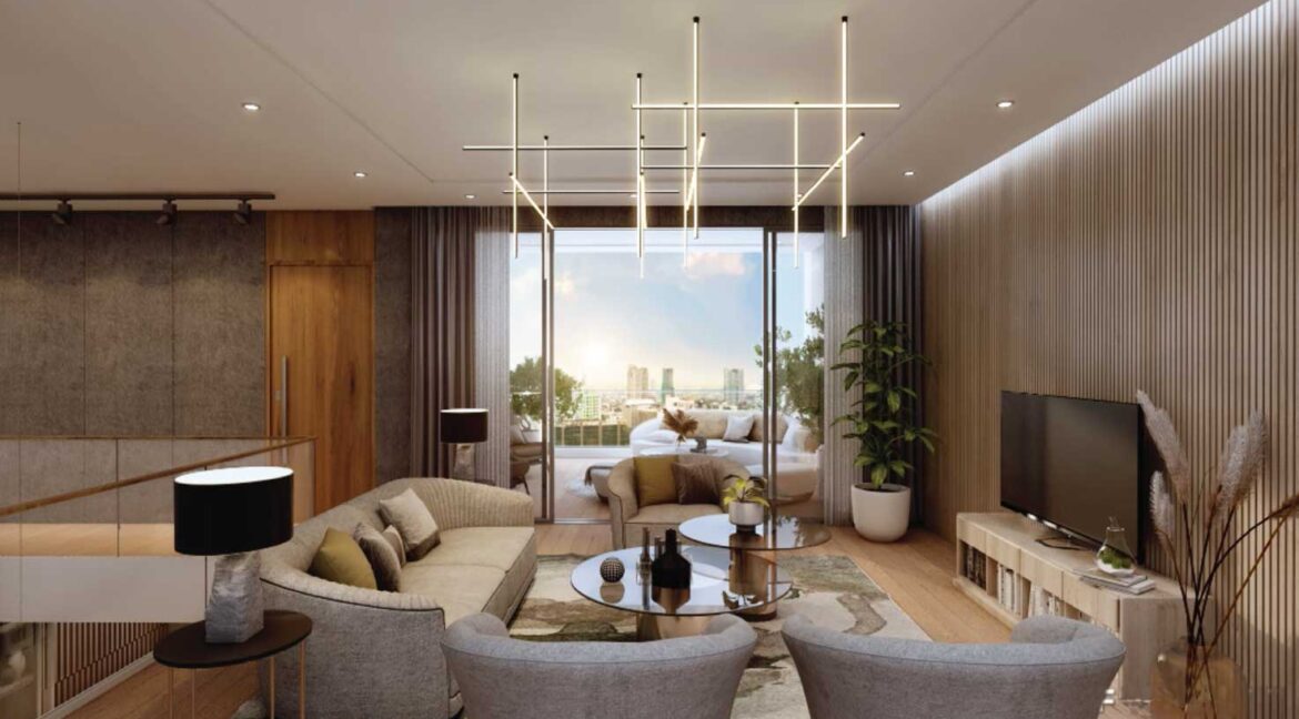 Upper Duplex Living & Balcony