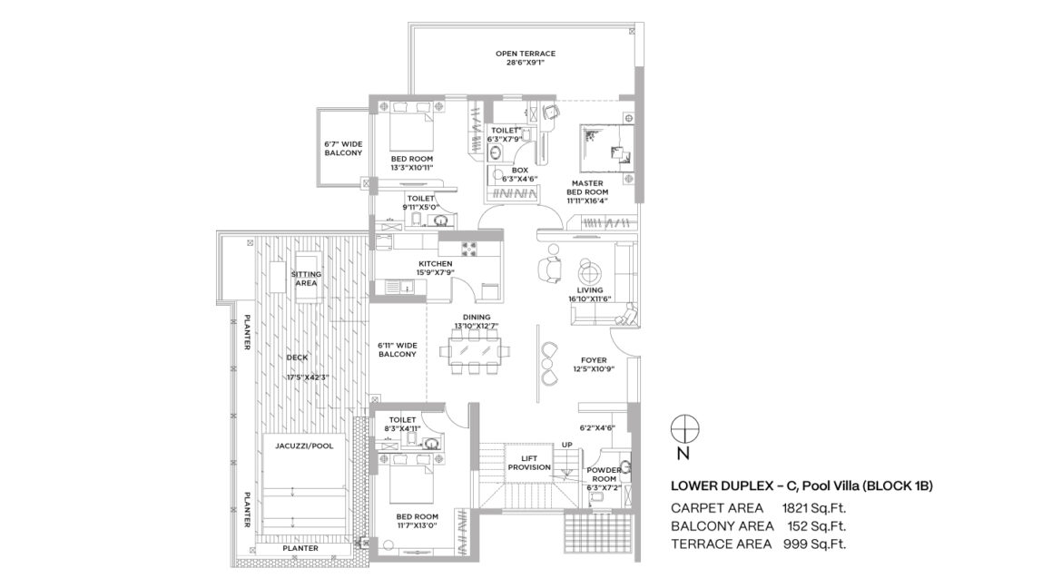 Lower-Duplex_Flat-C_Pool-villa_2000X806