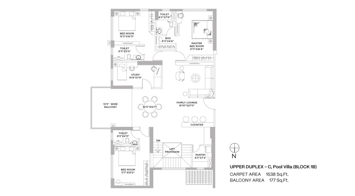 Upper-Duplex_Flat-C_Pool-villa_2000X806