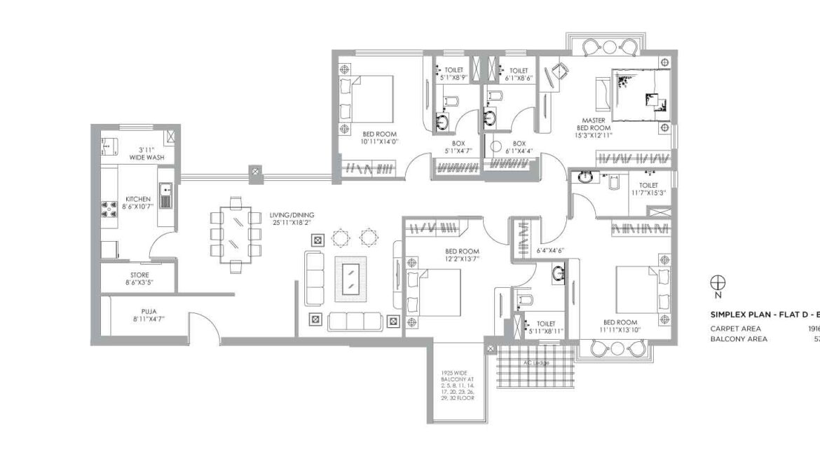 unit-4BHK_SIMPLEX-PLAN---FLAT-D---1916 sq ft--