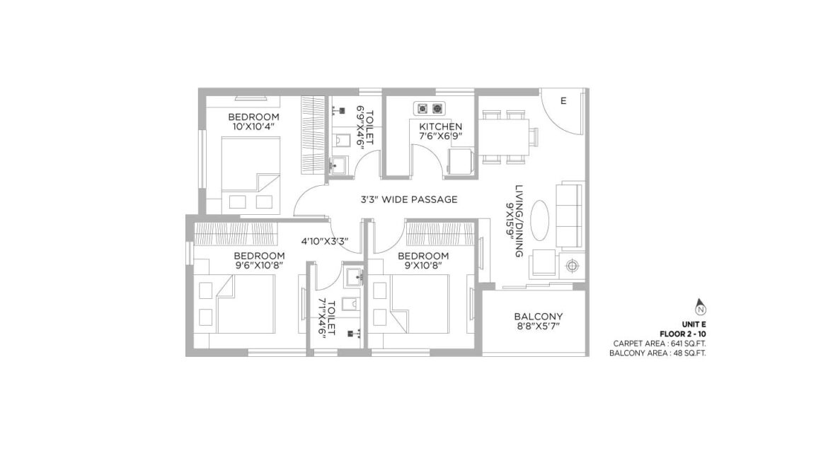 unit-plan_3BHK_unitE_2000X806